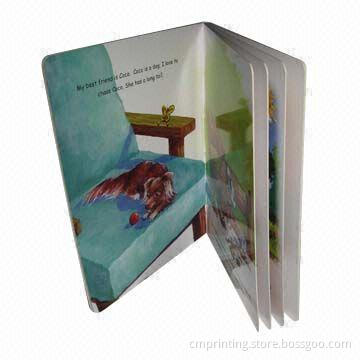 Children's Board Book Printing, Full-color, 2x400gsm Cardboard